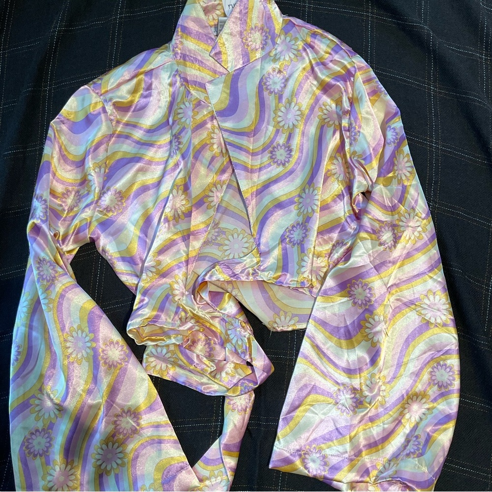 Rue 21 Tie Hippie Top NWT